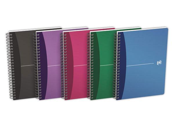 1 Cahier spirale Oxford Urban A5, 5x5, 100 pages