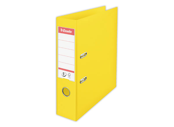 1 Classeur à levier ESSELTE VIVIDA N°1 Power Jaune Dos 7,5 cm