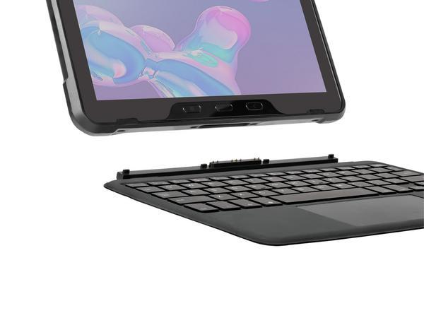 Targus GP-JKT636TGB - Clavier - noir - pour Galaxy Tab Active4 Pro