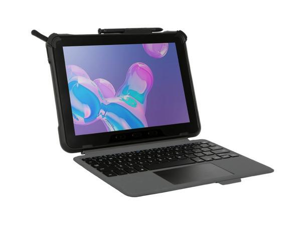 Targus GP-JKT636TGB - Clavier - noir - pour Galaxy Tab Active4 Pro