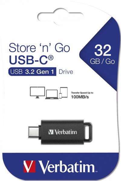 Verbatim Store 'n' Go - Clé USB - 32 Go - USB 3.2 Gen 1 / USB-C