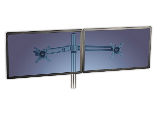 1 Bras porte-écran double Lotus - Fellowes