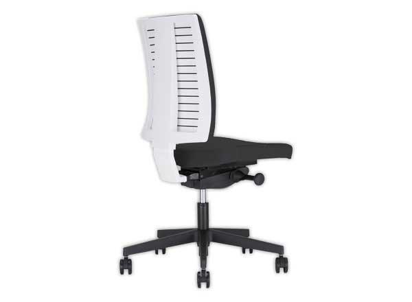 1 Siège NAVIGO synchrone coque blanche tissu noir