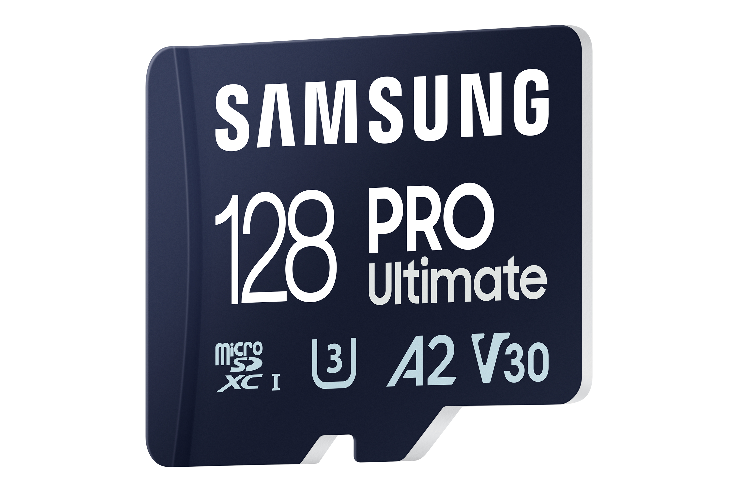 Samsung PRO Ultimate MB-MY128SA - Carte mémoire flash (adaptateur SD inclus(e)) - 128 Go - A2 / Video Class V30 / UHS-I U3 - microSDXC UHS-I - bleu