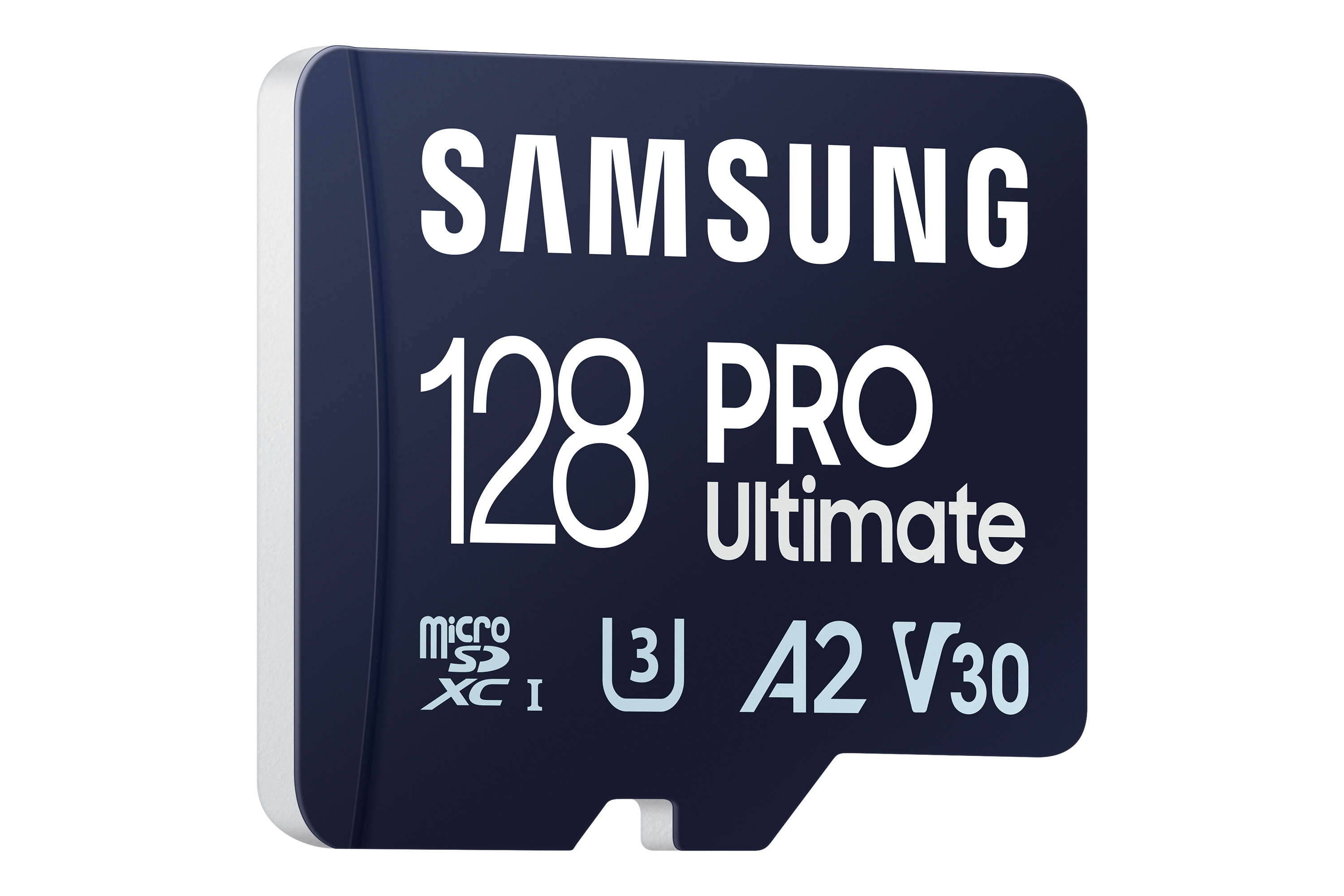 Samsung PRO Ultimate MB-MY128SA - Carte mémoire flash (adaptateur SD inclus(e)) - 128 Go - A2 / Video Class V30 / UHS-I U3 - microSDXC UHS-I - bleu
