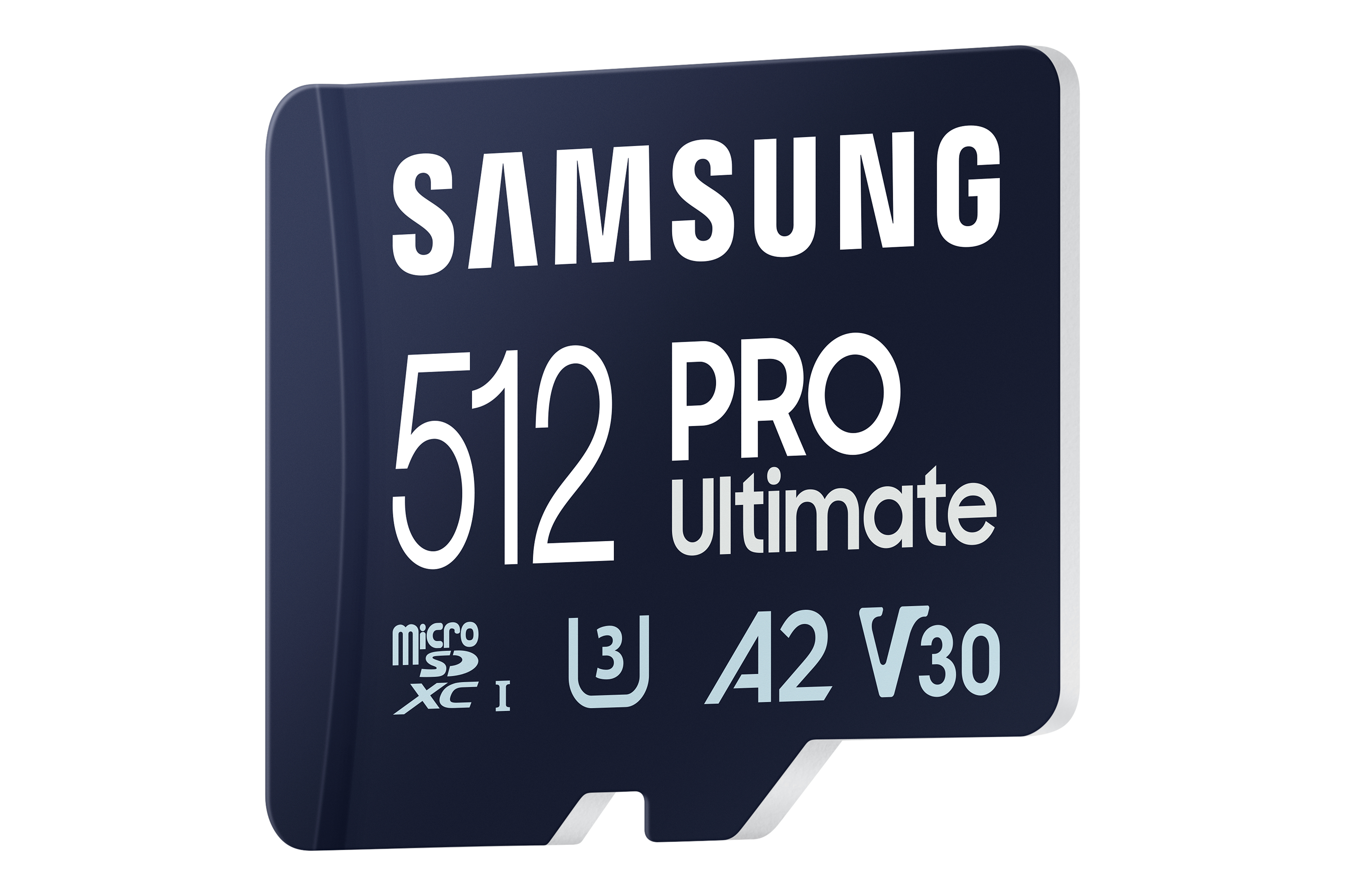 Samsung PRO Ultimate MB-MY512SA - Carte mémoire flash (adaptateur SD inclus(e)) - 512 Go - A2 / Video Class V30 / UHS-I U3 - microSDXC UHS-I - bleu