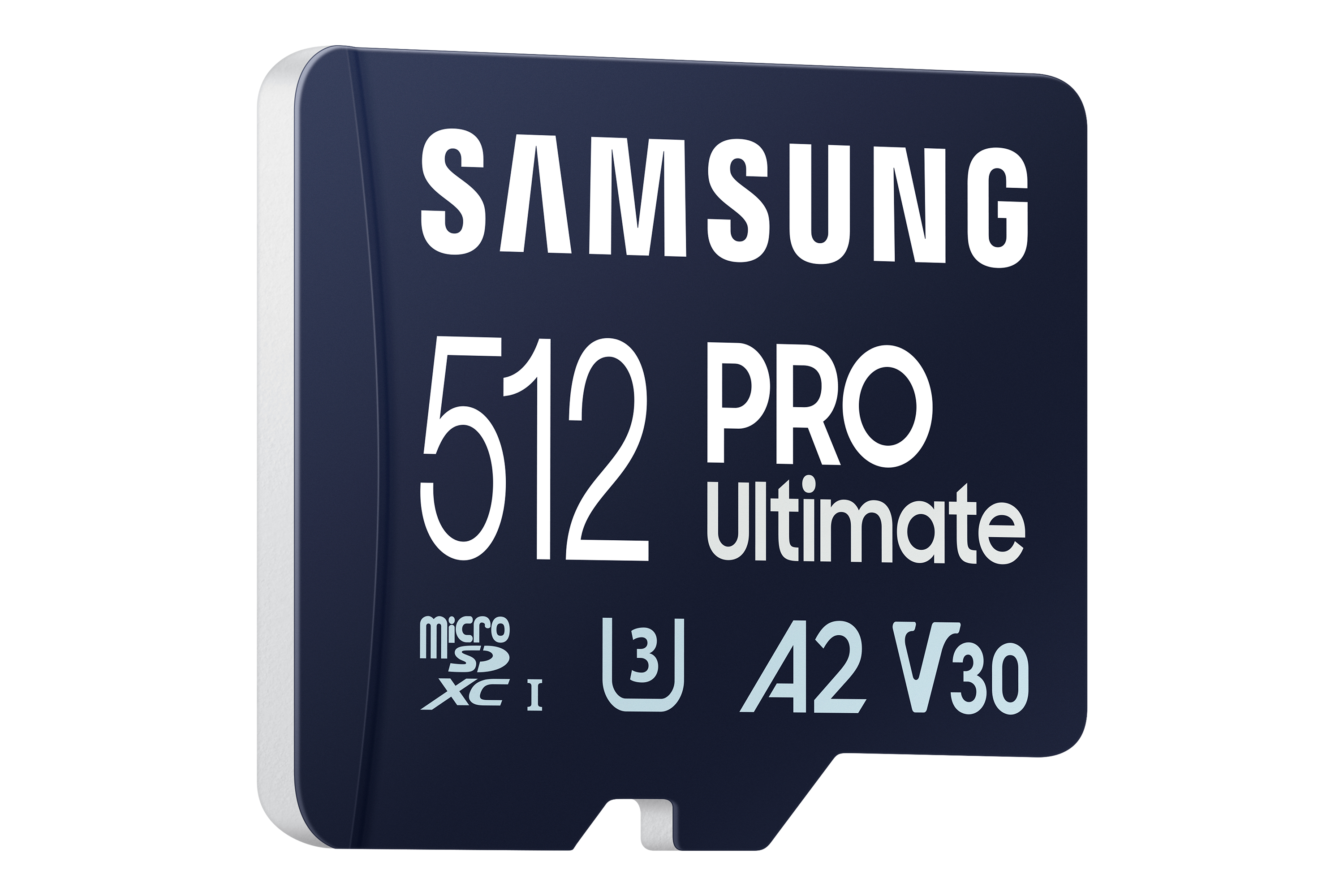 Samsung PRO Ultimate MB-MY512SA - Carte mémoire flash (adaptateur SD inclus(e)) - 512 Go - A2 / Video Class V30 / UHS-I U3 - microSDXC UHS-I - bleu