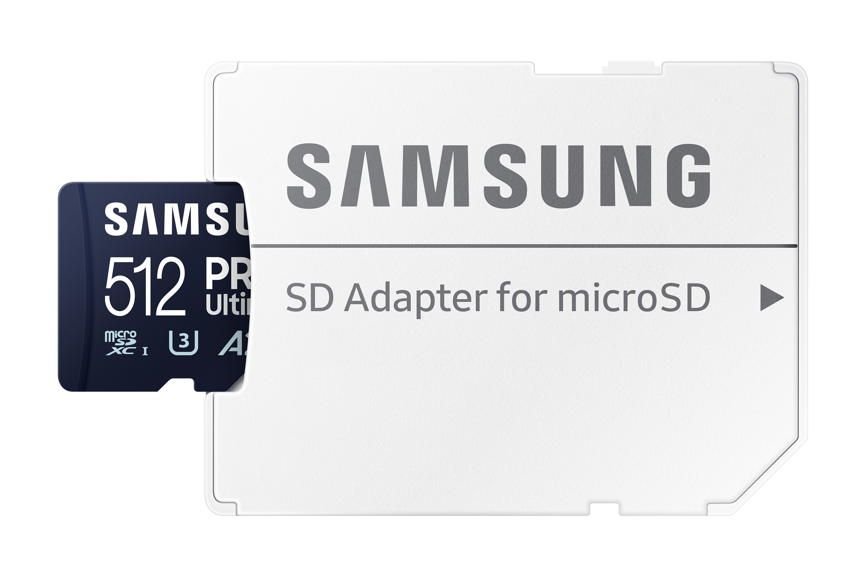 Samsung PRO Ultimate MB-MY512SA - Carte mémoire flash (adaptateur SD inclus(e)) - 512 Go - A2 / Video Class V30 / UHS-I U3 - microSDXC UHS-I - bleu