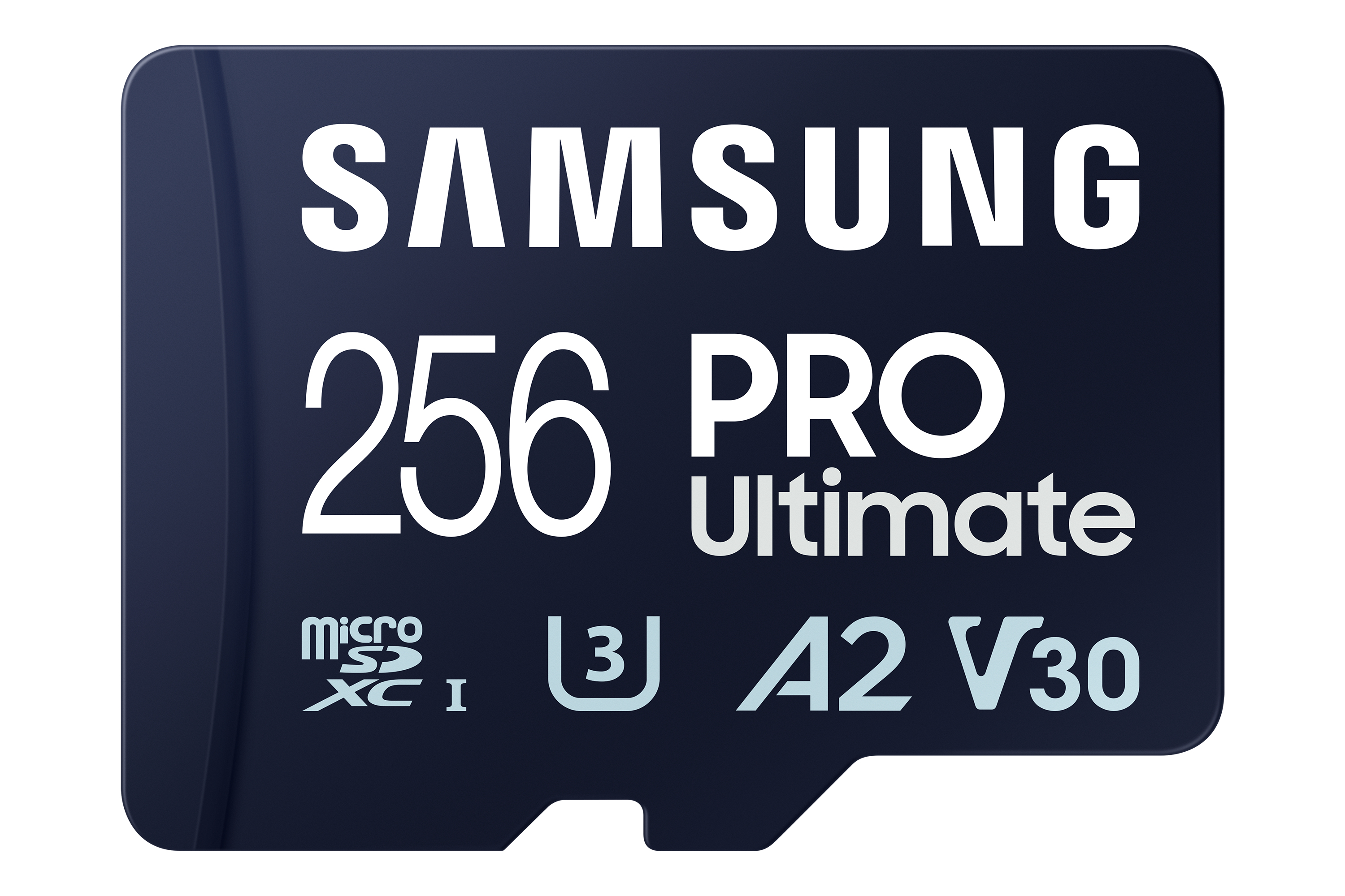 Samsung PRO Ultimate MB-MY256SA - Carte mémoire flash (adaptateur SD inclus(e)) - 256 Go - A2 / Video Class V30 / UHS-I U3 - microSDXC UHS-I - bleu
