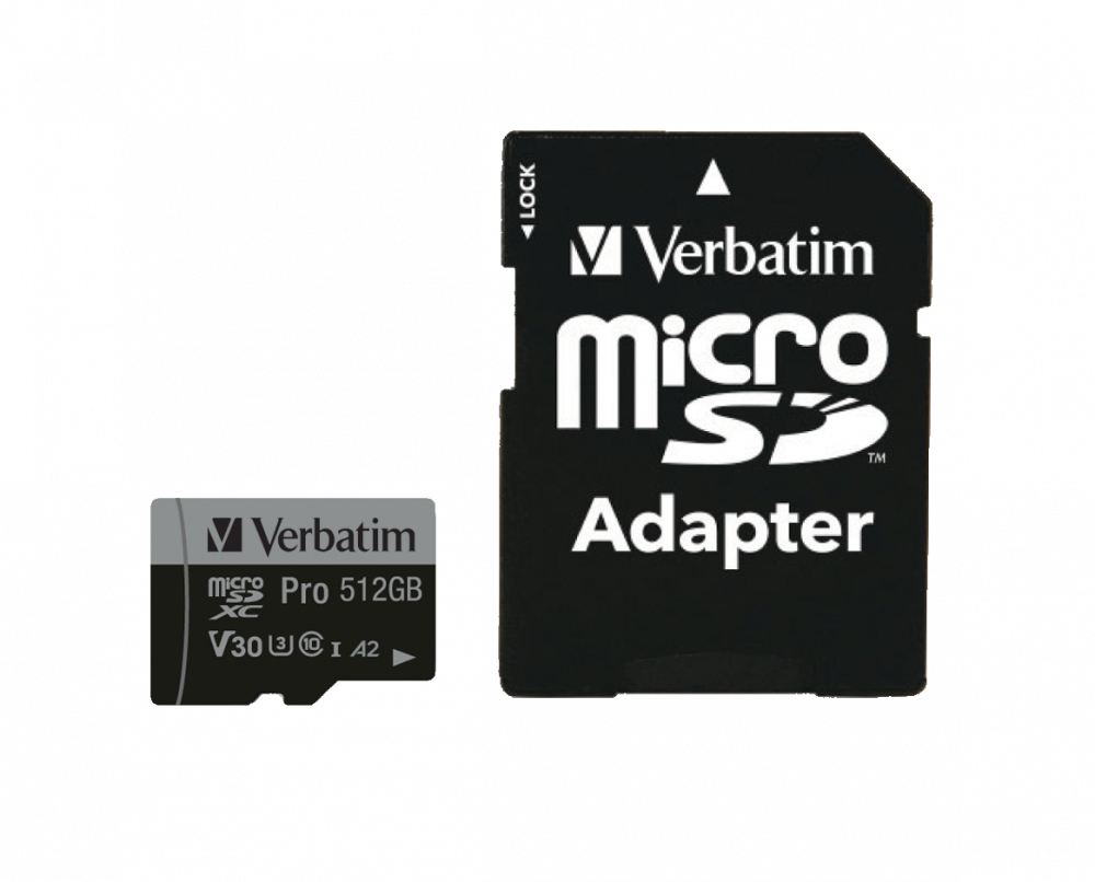 Emportez vos données partout avec la carte mémoire flash Verbatim PRO U3. Dotée d'une capacité généreuse de 512 Go, cette carte microSDXC UHS-I offre une solution de stockage fiable et performante pour vos appareils mobiles, appareils photo, caméras vidéo