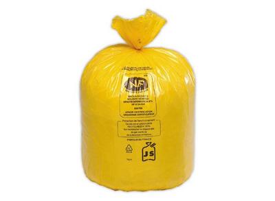 1 Etui de 25 Sacs à déchets 50L NF jaune