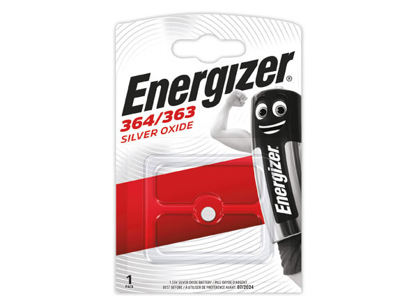 1 Pile oxyde d'argent ENERGIZER 364/363 (1,55V)