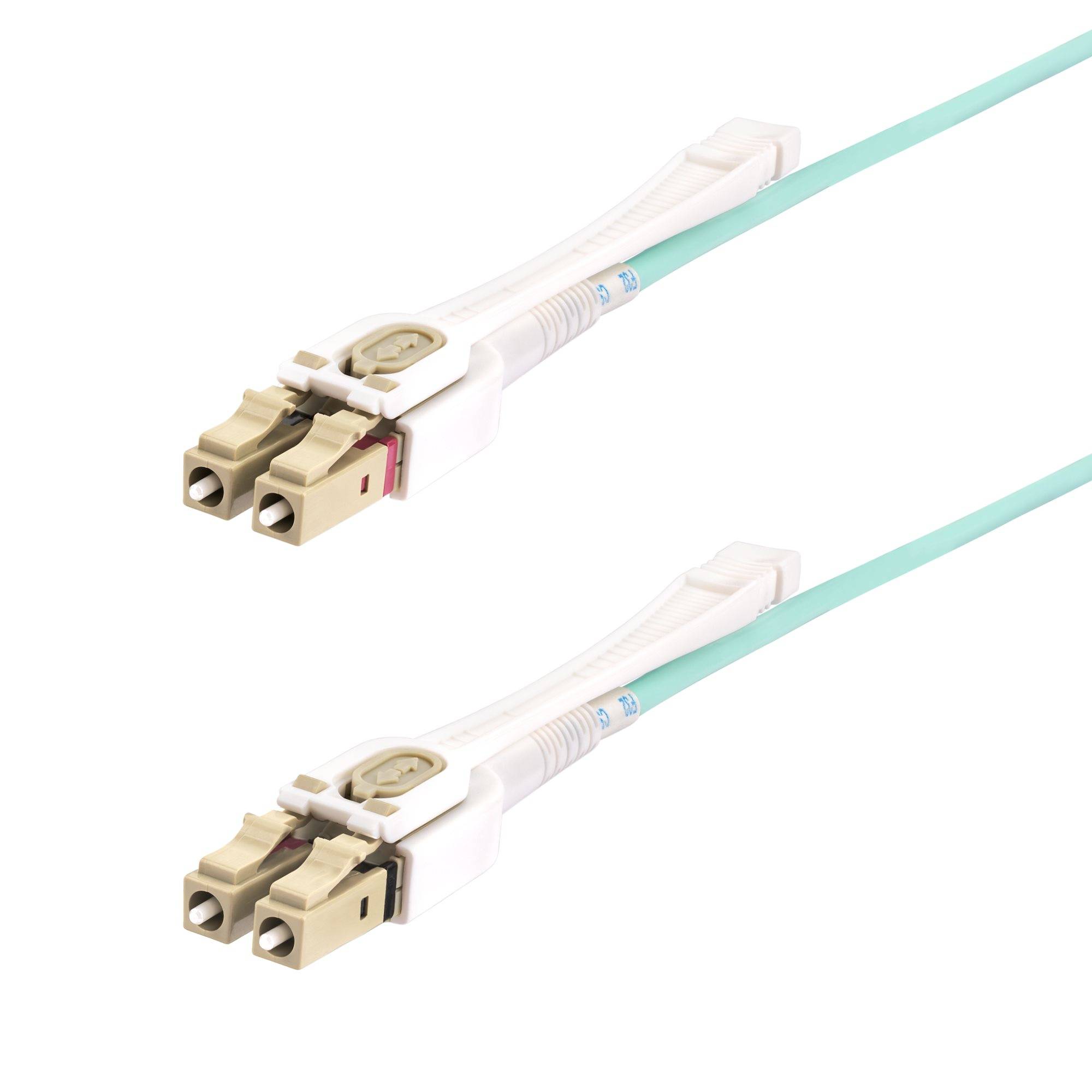StarTech.com Câble Fibre Optique Multimode LC à LC UPC OM4 de 4m, 50/125 - Cordon de raccordement - LC/UPC multimode (M) pour LC/UPC multimode (M) - 4 m - 2.9 mm - fibre optique - duplex - 50 / 125 microns - OM3/OM4 - sans halogène, débit de transfert de