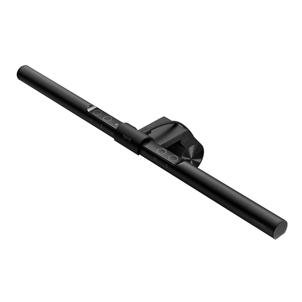 BenQ WiT Screenbar - Lampe de bureau - LED - système de fixation avec pince - 5 W - lumière blanche froide/douce - 2700-6500 K