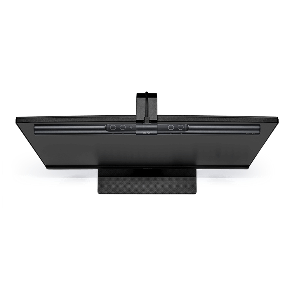 BenQ WiT Screenbar - Lampe de bureau - LED - système de fixation avec pince - 5 W - lumière blanche froide/douce - 2700-6500 K
