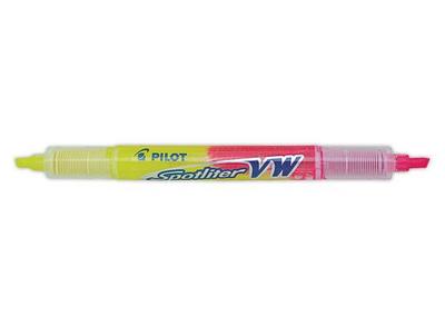 1 Surligneur bicolore BEGREEN - PILOT - Jaune / Rose