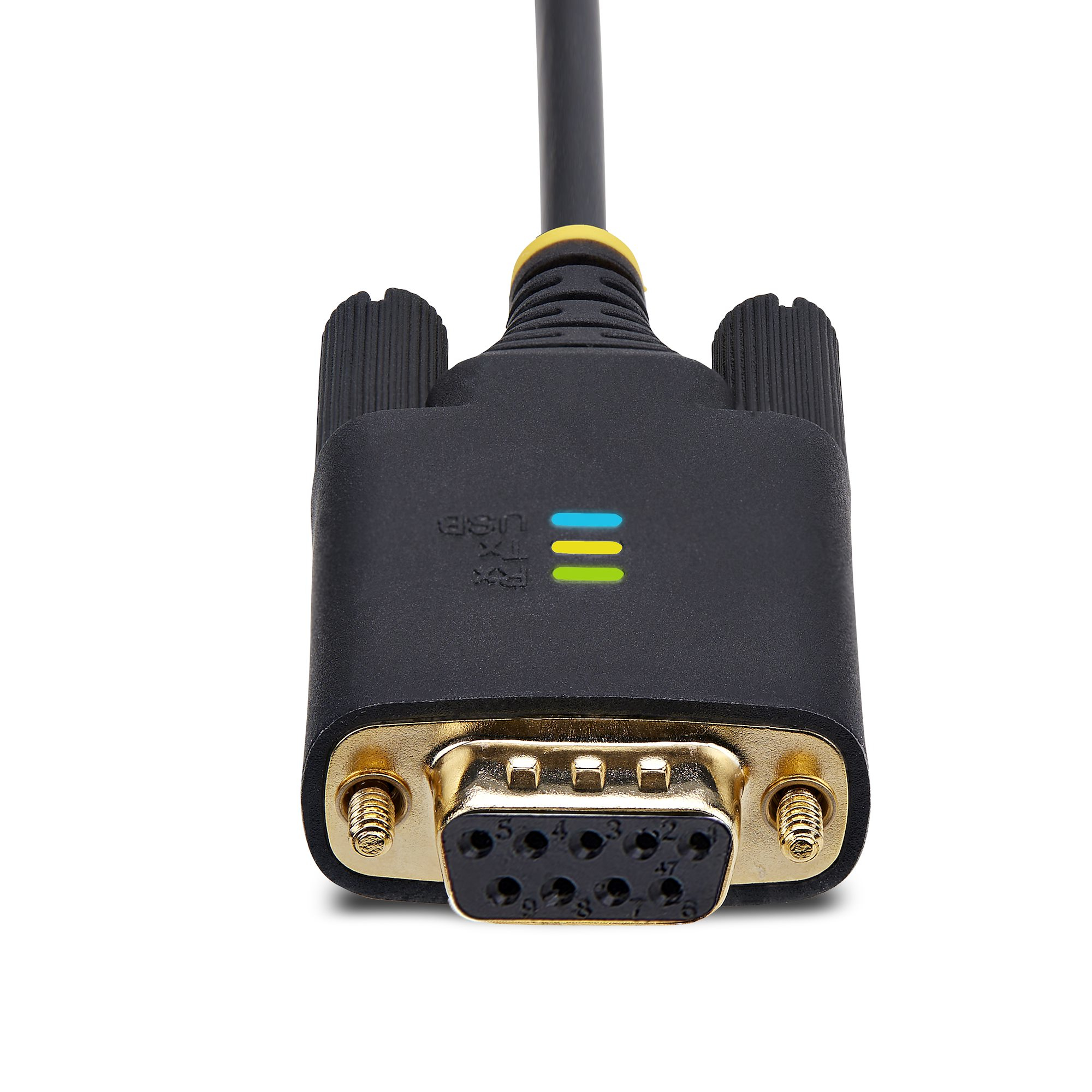 StarTech.com Adaptateur USB vers Série Null Modem de 1m, RS232, FTDI - Câble USB / série - USB (M) pour DB-9 (M) - 1 m - noir