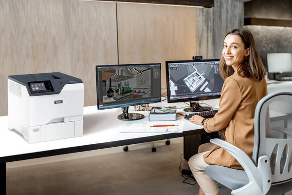 Xerox VersaLink C620V_DN - Imprimante - couleur - Recto-verso - laser - A4/Legal - 1200 x 1200 ppp - jusqu'à 50 ppm (mono) / jusqu'à 50 ppm (couleur) - capacité : 650 feuilles - Gigabit LAN, USB 2.0, NFC, hôte USB - programme de retours Green World Allian
