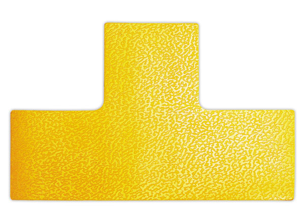 1 Sachet de 10 Adhésif de marquage au sol en forme deT