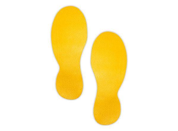 1 Sachet de 5 Adhésifs de marquage au sol paires depieds X5