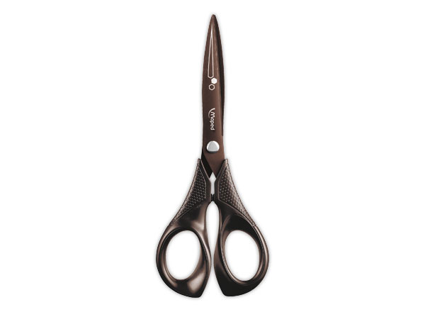 1 Paire de ciseaux titanium pour droitiers MAPED - 17 cm