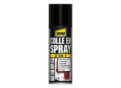 1 Colle en spray 3 en 1 UHU - 200ml
