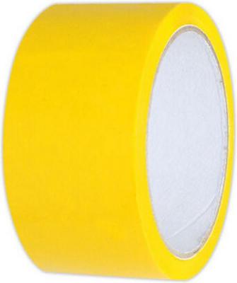 1 Rouleau d'adhésif jaune en polypropylène - 66 m x 50 mm