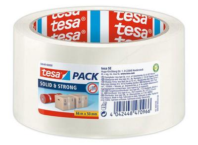 1 Rouleau d'adhésif PP transparent SOLIDSTRONG TESA 66m x 50mm