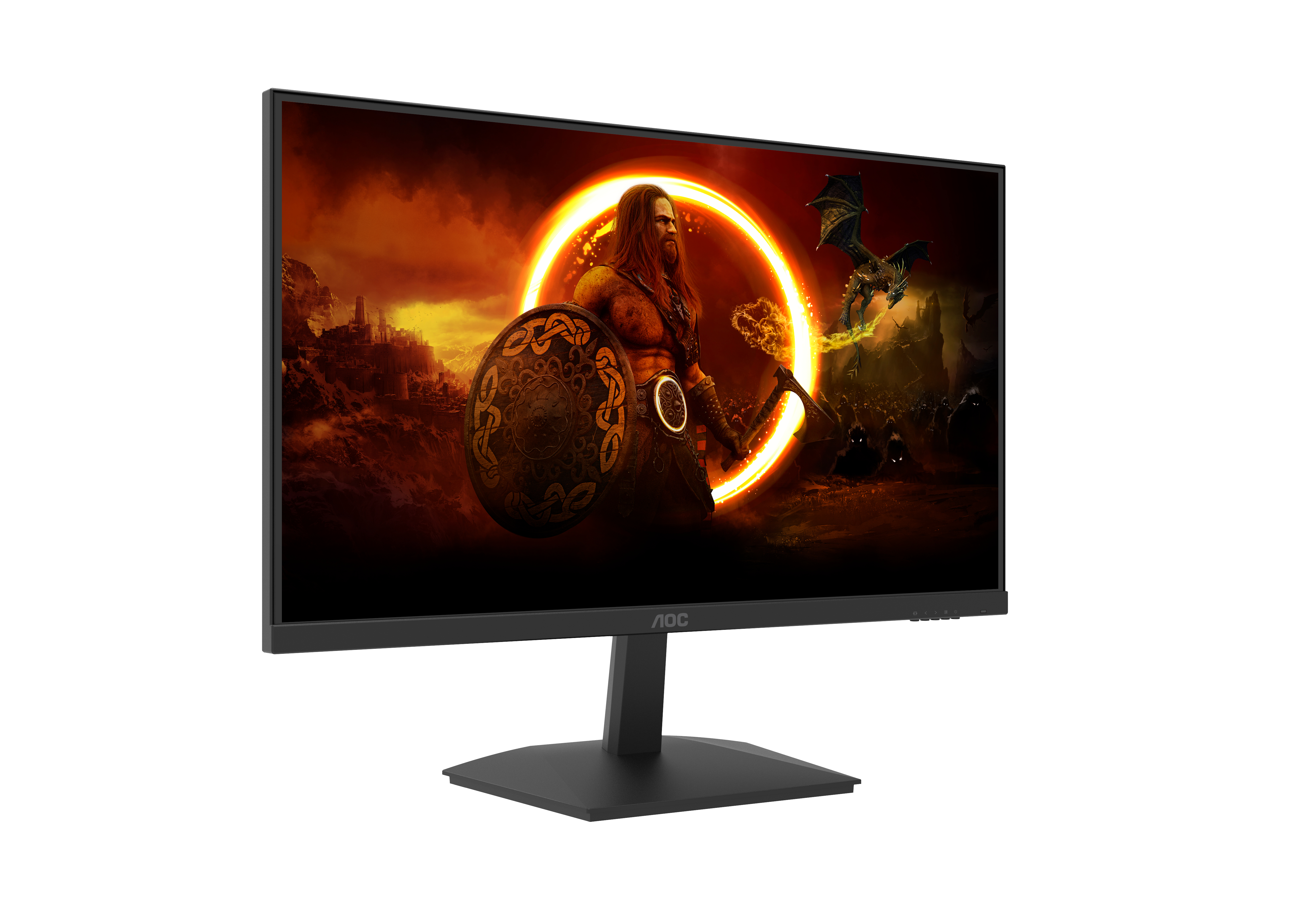 AOC Gaming 24G15N2 - Écran LED - jeux - 24" (23.8" visualisable) - 1920 x 1080 Full HD (1080p) @ 180 Hz - VA - 250 cd/m² - 3000:1 - HDR10 - 1 ms - noir