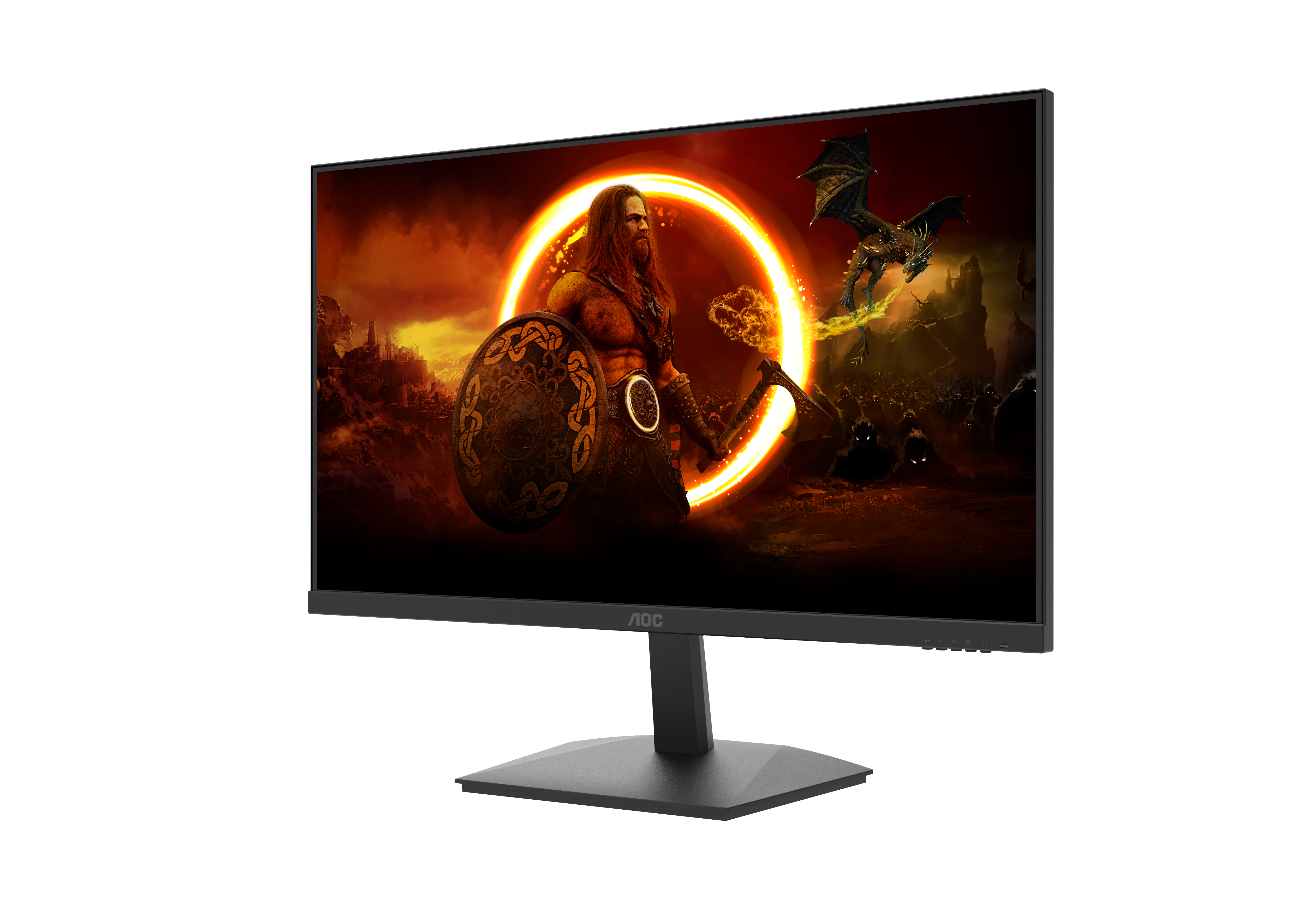 AOC Gaming 24G15N2 - Écran LED - jeux - 24" (23.8" visualisable) - 1920 x 1080 Full HD (1080p) @ 180 Hz - VA - 250 cd/m² - 3000:1 - HDR10 - 1 ms - noir