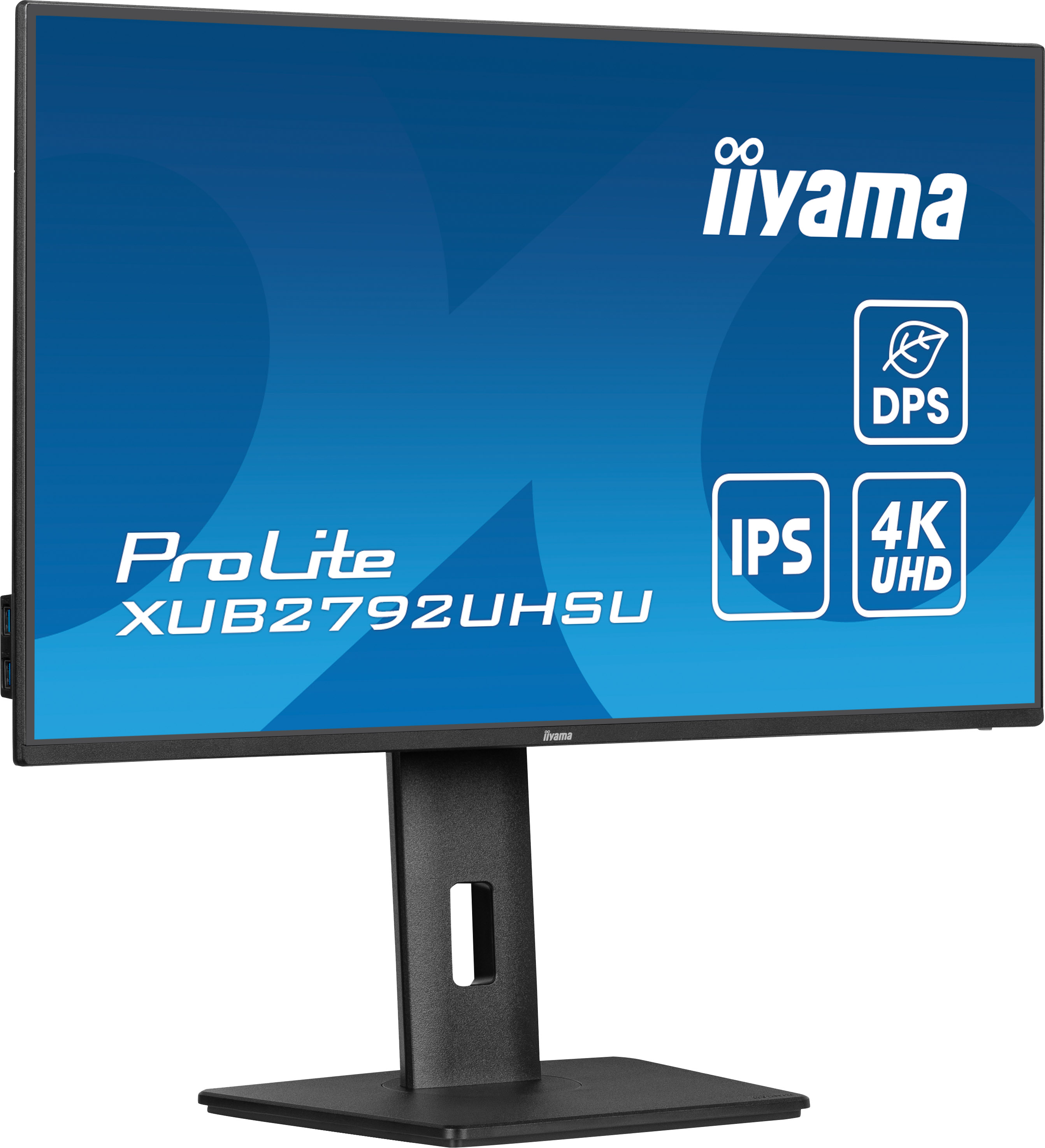 iiyama ProLite XUB2792UHSU-B6 - Écran LED - 27" - 3840 x 2160 4K @ 60 Hz - IPS - 350 cd/m² - 1300:1 - 4 ms - HDMI, DisplayPort, USB-C - haut-parleurs - noir mat