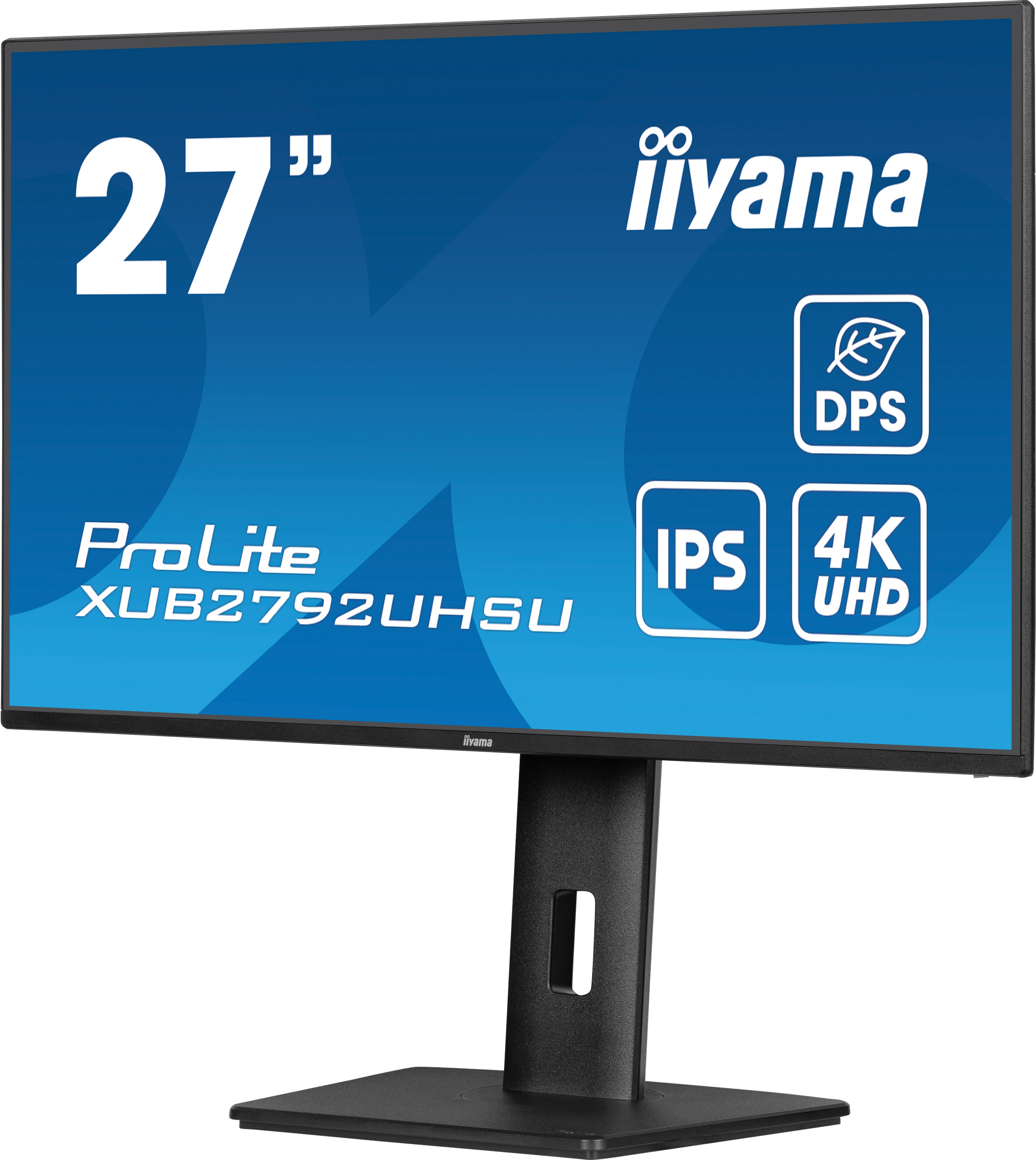 iiyama ProLite XUB2792UHSU-B6 - Écran LED - 27" - 3840 x 2160 4K @ 60 Hz - IPS - 350 cd/m² - 1300:1 - 4 ms - HDMI, DisplayPort, USB-C - haut-parleurs - noir mat