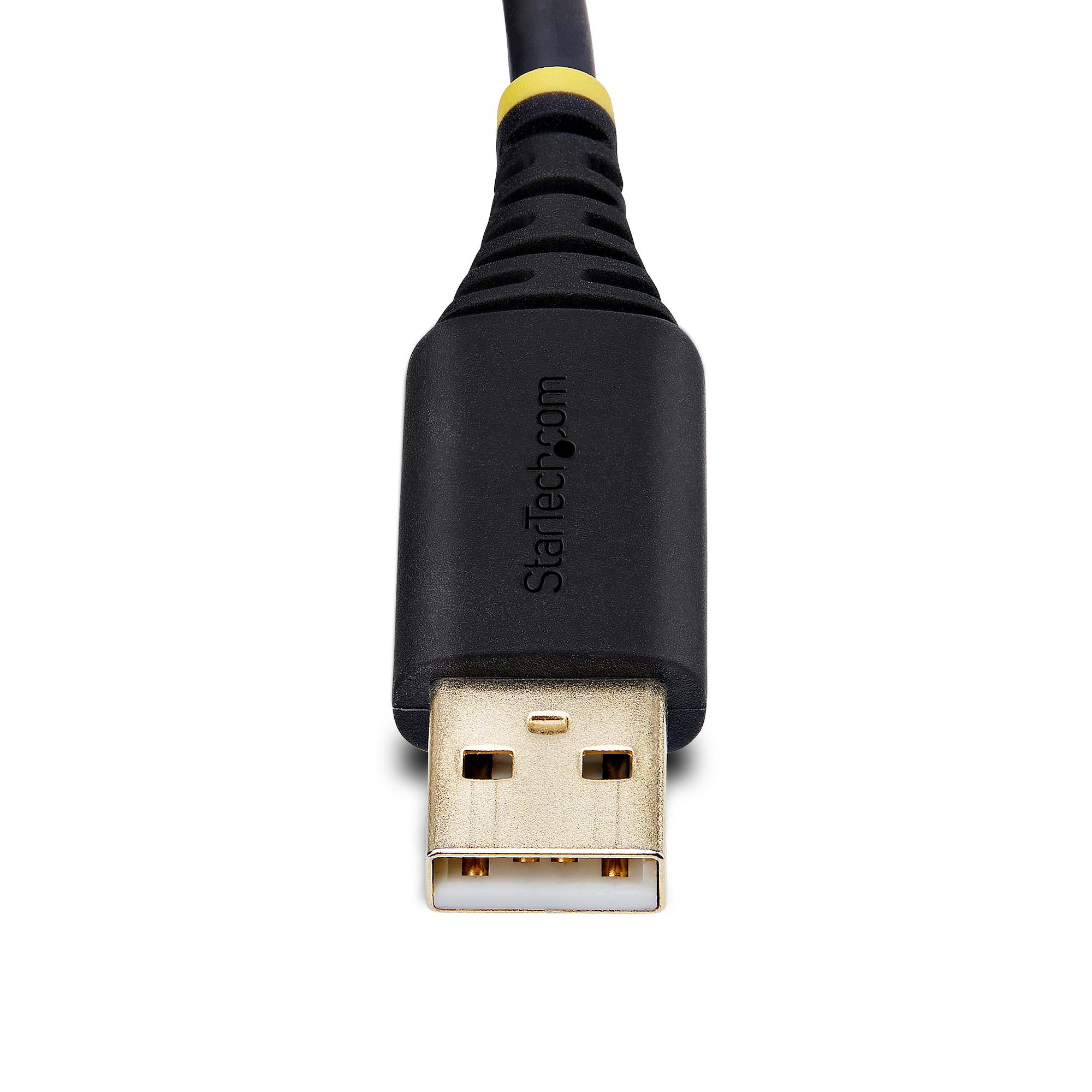 StarTech.com 6.6ft/2m USB to Null Modem Serial Adapter Cable, FTDI, RS232 - Câble USB / série - USB (M) pour DB-9 (F) - 2 m - noir