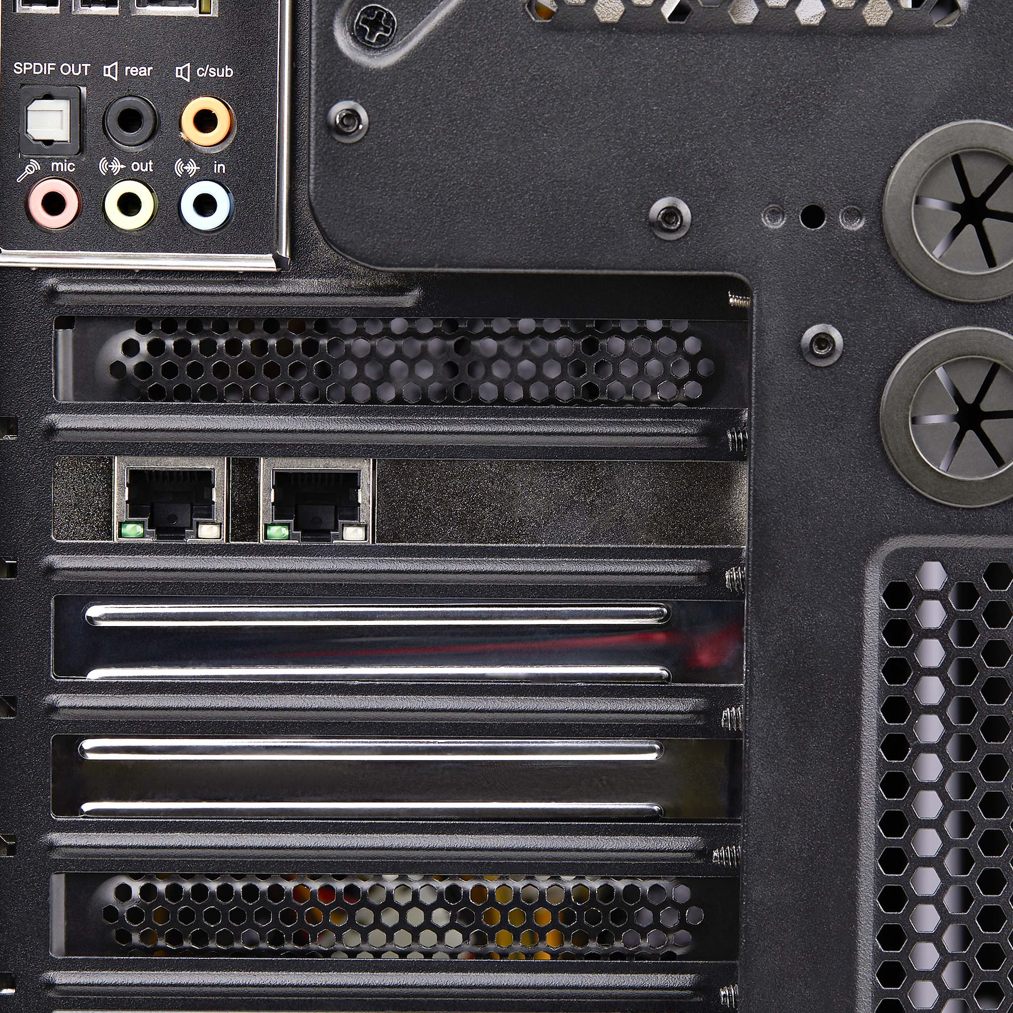 StarTech.com 2-Port Gigabit PCIe Network Adapter Card, TAA Compliant - Adaptateur réseau - PCIe - Gigabit Ethernet x 2 - noir - Conformité TAA