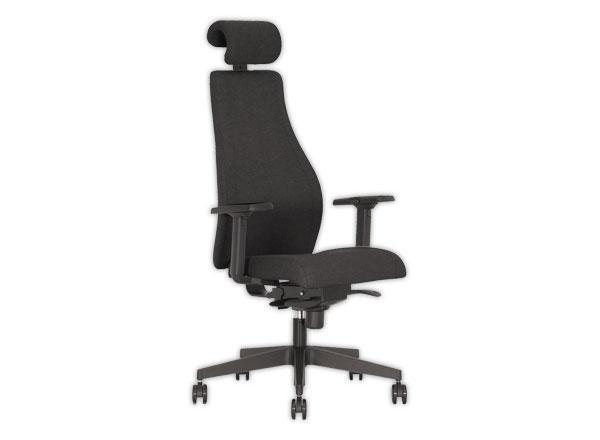 1 Siège synchrone VIDEN noir tissu