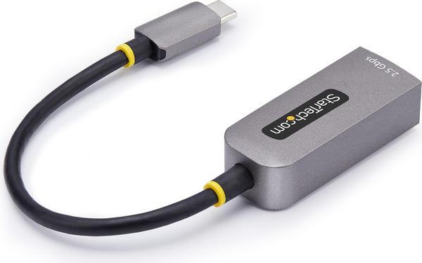 StarTech.com 2.5GbE USB-C to Ethernet Adapter - Adaptateur réseau - USB-C 3.2 Gen 1 / Thunderbolt 3 - Ethernet 10M/100M/1G/2,5 Gigabit - gris sidéral
