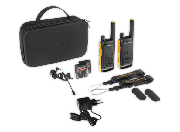 1 Lot de 2 Talkies-Walkies T82 Xtrème - MOTOROLA - avec écran