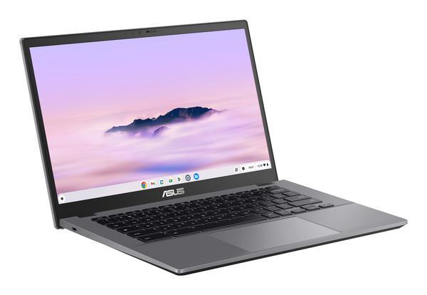 ASUS Chromebook Plus CX34 CX3402CVA-PQ0473 - Conception de charnière à 180 degrés - Intel Core i3 - i3-1315U / jusqu'à 4.5 GHz - Chrome OS - UHD Graphics - 8 Go RAM - 256 Go SSD UFS - 14" 1920 x 1080 (Full HD) - Wi-Fi 6E, Bluetooth - gris rocheux