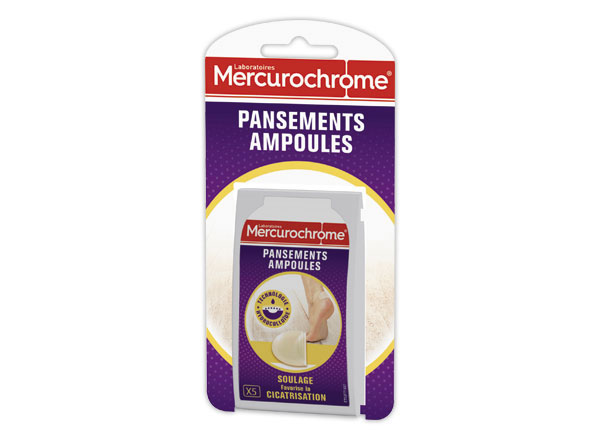 1 Blister de 5 Pansements ampoules grand format