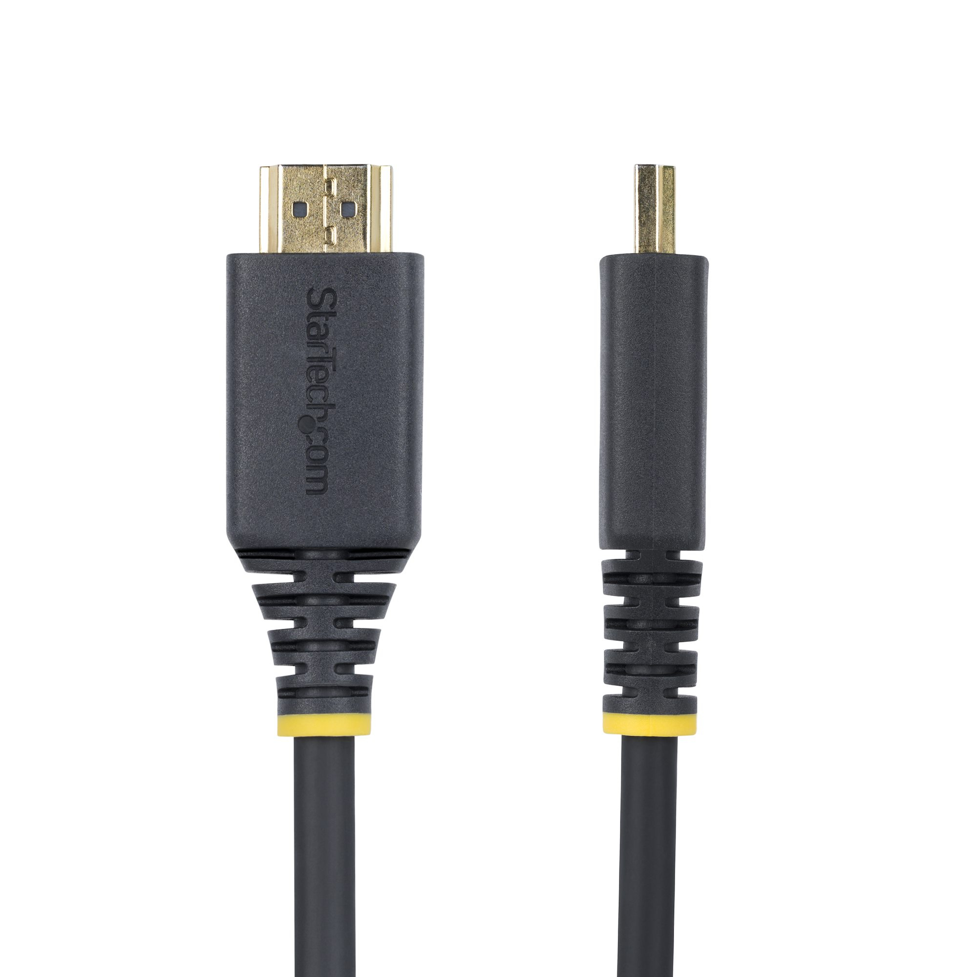 StarTech.com 30cm (1ft) High Speed HDMI Cable, 4K60Hz - Premium High speed - câble HDMI avec Ethernet - HDMI mâle pour HDMI mâle - 30 cm - blindé - noir - support pour 4K60Hz, support pour 2K144Hz, support 1080 p 240 Hz, sans halogène, passif