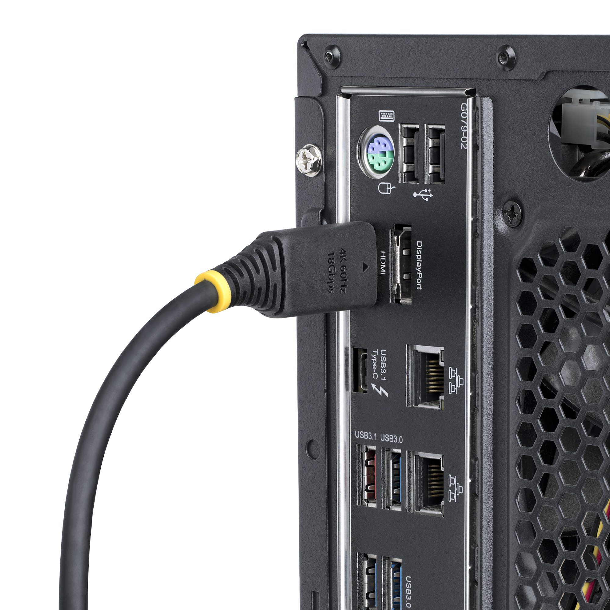 StarTech.com 30cm (1ft) High Speed HDMI Cable, 4K60Hz - Premium High speed - câble HDMI avec Ethernet - HDMI mâle pour HDMI mâle - 30 cm - blindé - noir - support pour 4K60Hz, support pour 2K144Hz, support 1080 p 240 Hz, sans halogène, passif