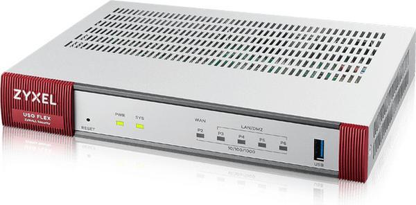 Zyxel USG Flex H Series 50HP - Firewall - avec 1 an de pack Gold Security - 5 ports - 1GbE - géré par le Cloud - pour Zyxel SFP-1000T, SFP10G-LR, SFP10G-SR, SFP-LX-10-D, SFP-SX-D