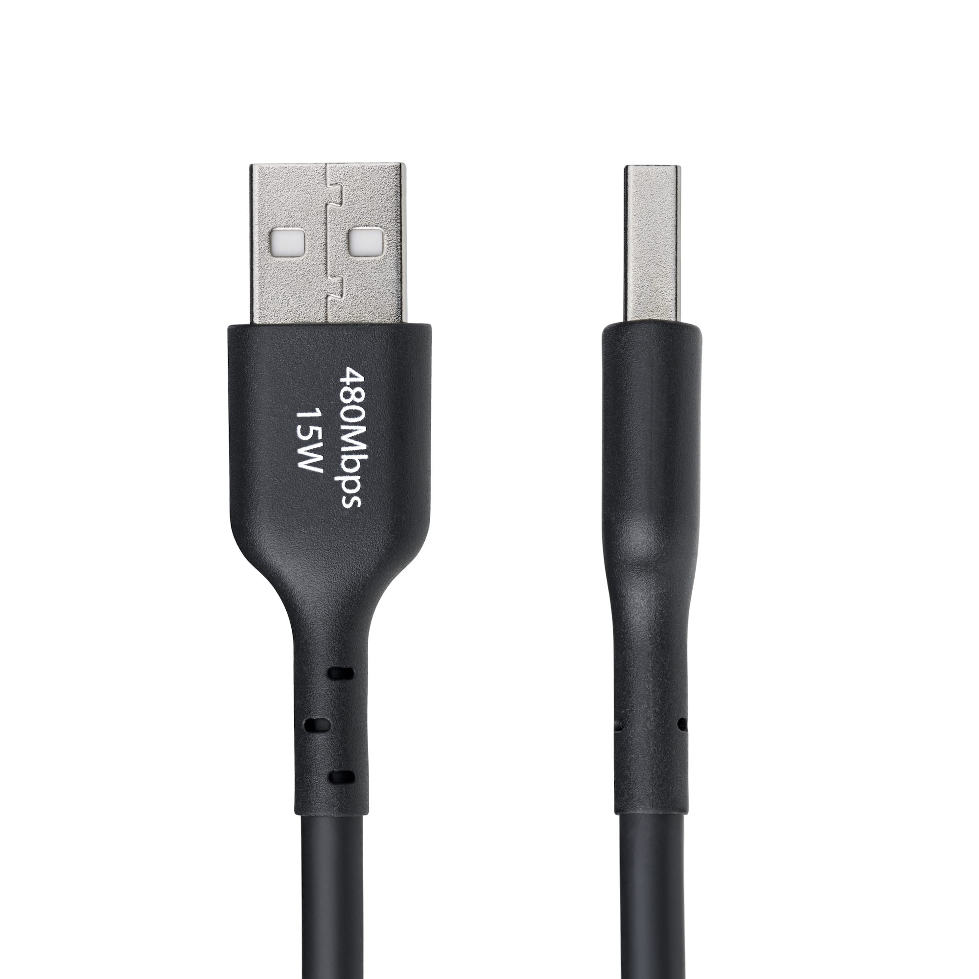 StarTech.com 4m (13ft) USB-A to USB-C Charging Cable, Charger Cord, M/M - Câble USB - USB (M) pour 24 pin USB-C (M) - USB 2.0 - 3 A - 4 m - charge et synchronisation, sans halogène, passif, USB Fast Charge (15W) - noir