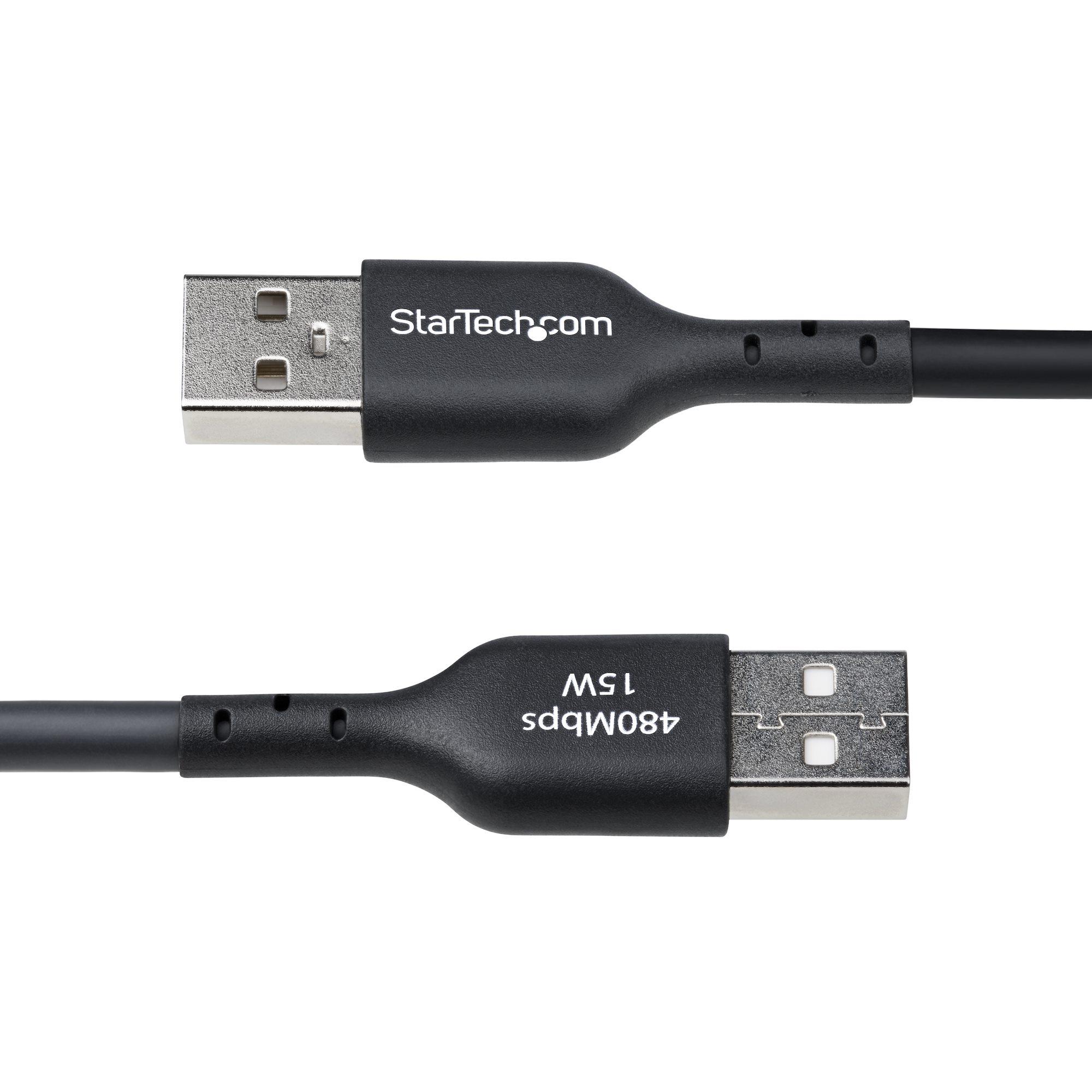 StarTech.com 4m (13ft) USB-A to USB-C Charging Cable, Charger Cord, M/M - Câble USB - USB (M) pour 24 pin USB-C (M) - USB 2.0 - 3 A - 4 m - charge et synchronisation, sans halogène, passif, USB Fast Charge (15W) - noir