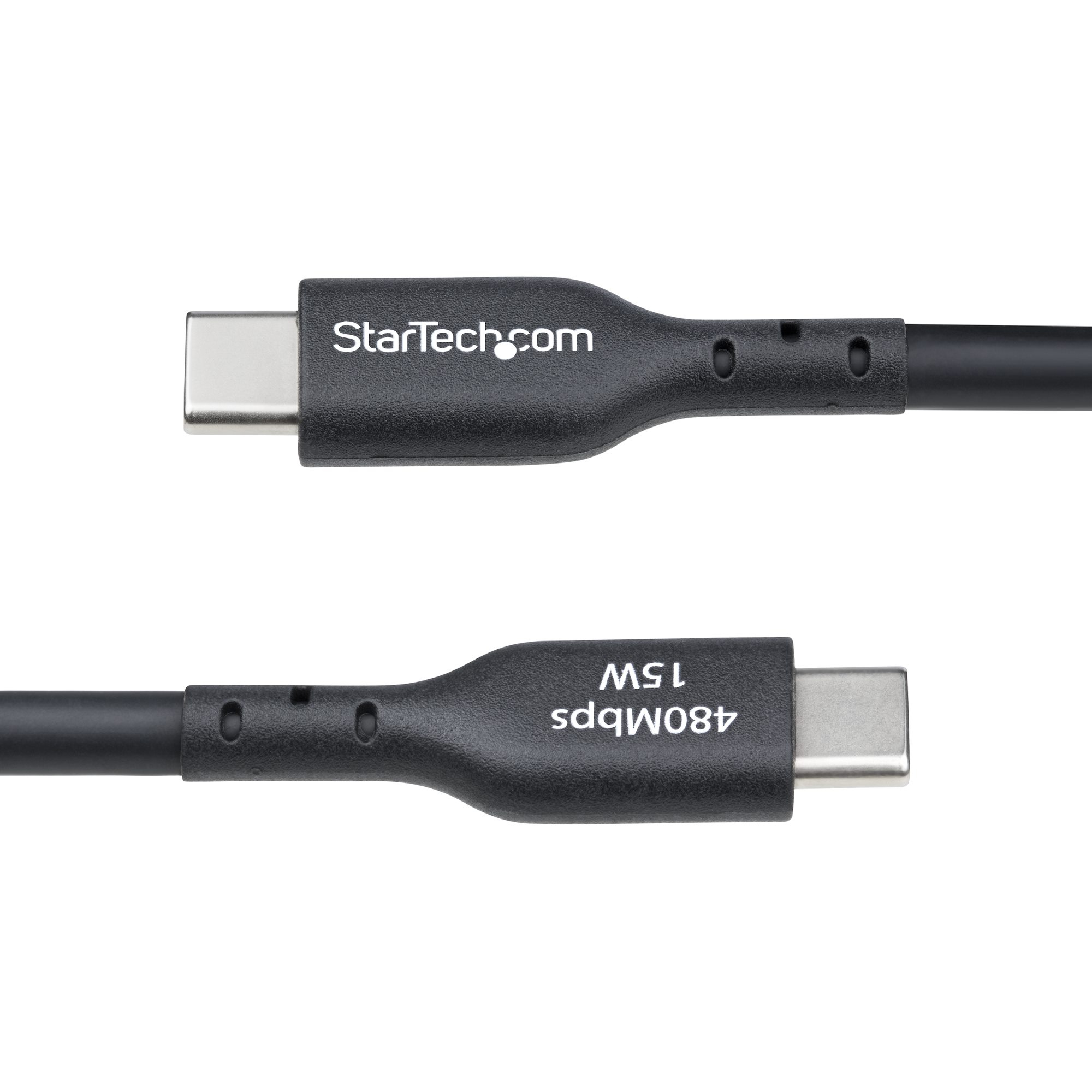 StarTech.com 4m (13ft) USB-A to USB-C Charging Cable, Charger Cord, M/M - Câble USB - USB (M) pour 24 pin USB-C (M) - USB 2.0 - 3 A - 4 m - charge et synchronisation, sans halogène, passif, USB Fast Charge (15W) - noir