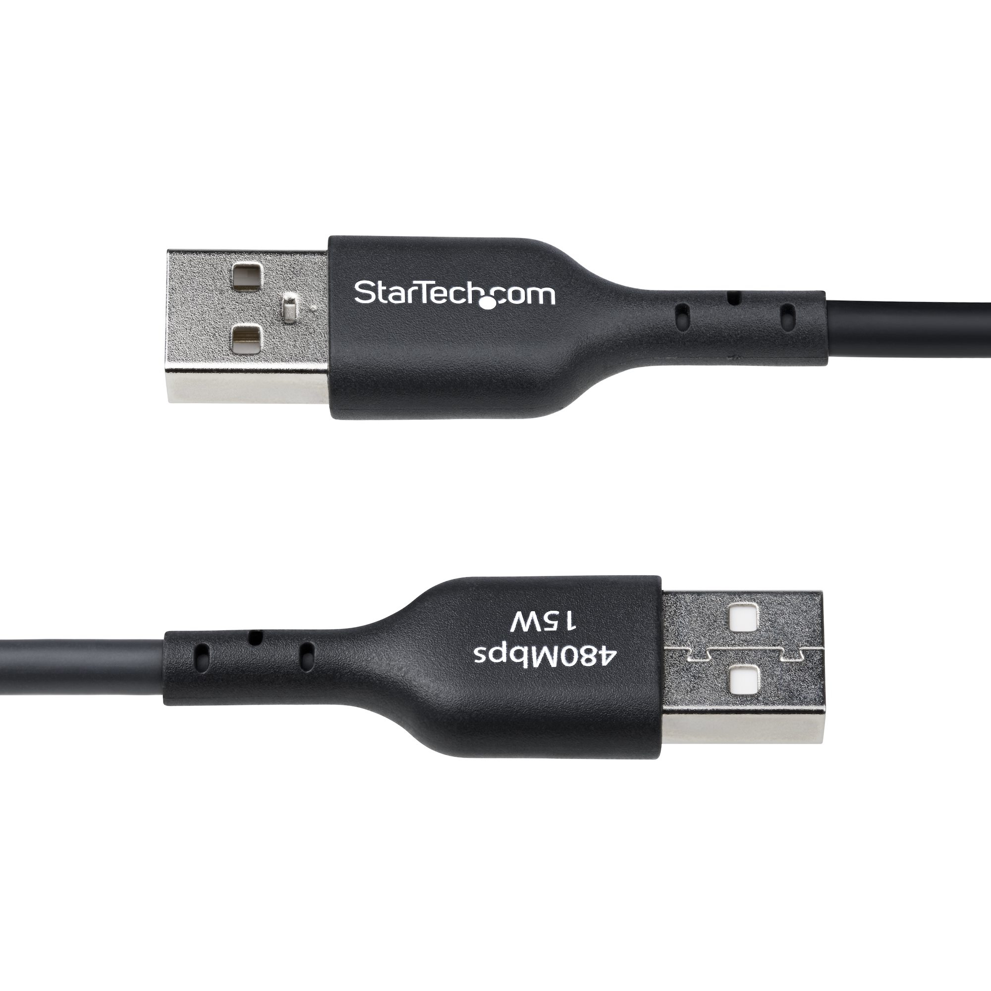 StarTech.com 3m (9.8ft) USB-A to USB-C Charging Cable, Charger Cord, M/M - Câble USB - USB (M) pour 24 pin USB-C (M) - USB 2.0 - 3 A - 3 m - charge et synchronisation, sans halogène, passif, USB Fast Charge (15W) - noir