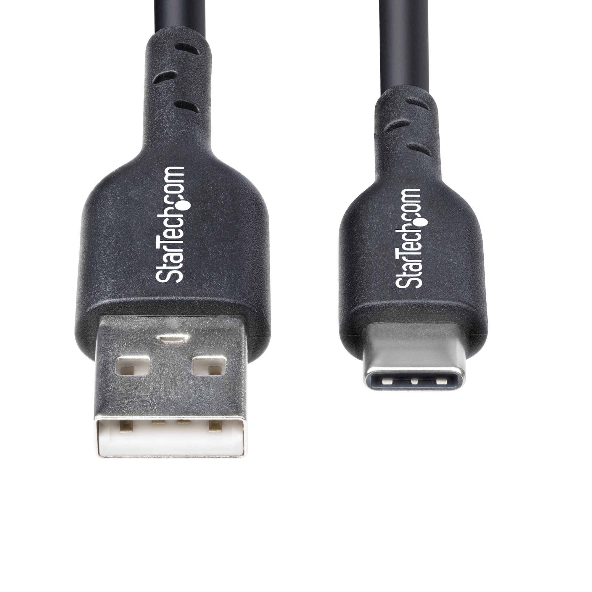 StarTech.com 3m (9.8ft) USB-A to USB-C Charging Cable, Charger Cord, M/M - Câble USB - USB (M) pour 24 pin USB-C (M) - USB 2.0 - 3 A - 3 m - charge et synchronisation, sans halogène, passif, USB Fast Charge (15W) - noir
