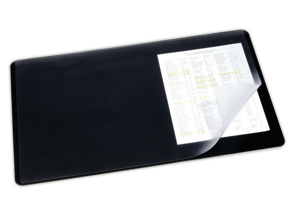 1 Sous-mains à rabat souple antireflet -noir