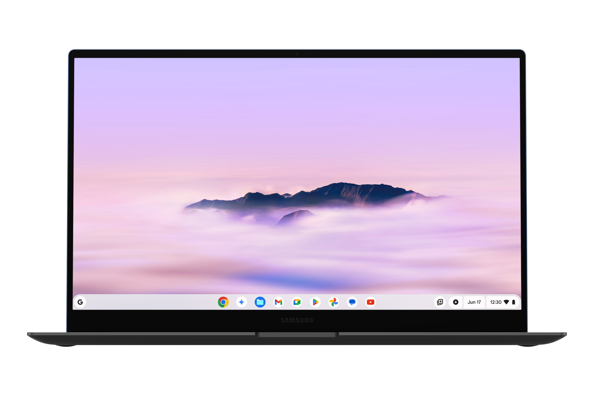 Samsung Galaxy Chromebook Plus - Intel Core 5 - 120U / jusqu'à 5 GHz - Chrome OS - Intel Graphics - 8 Go RAM - 256 Go SSD eUFS - 15.6" AMOLED 1920 x 1080 (Full HD) - Bluetooth, Wi-Fi 6E - bleu neptune