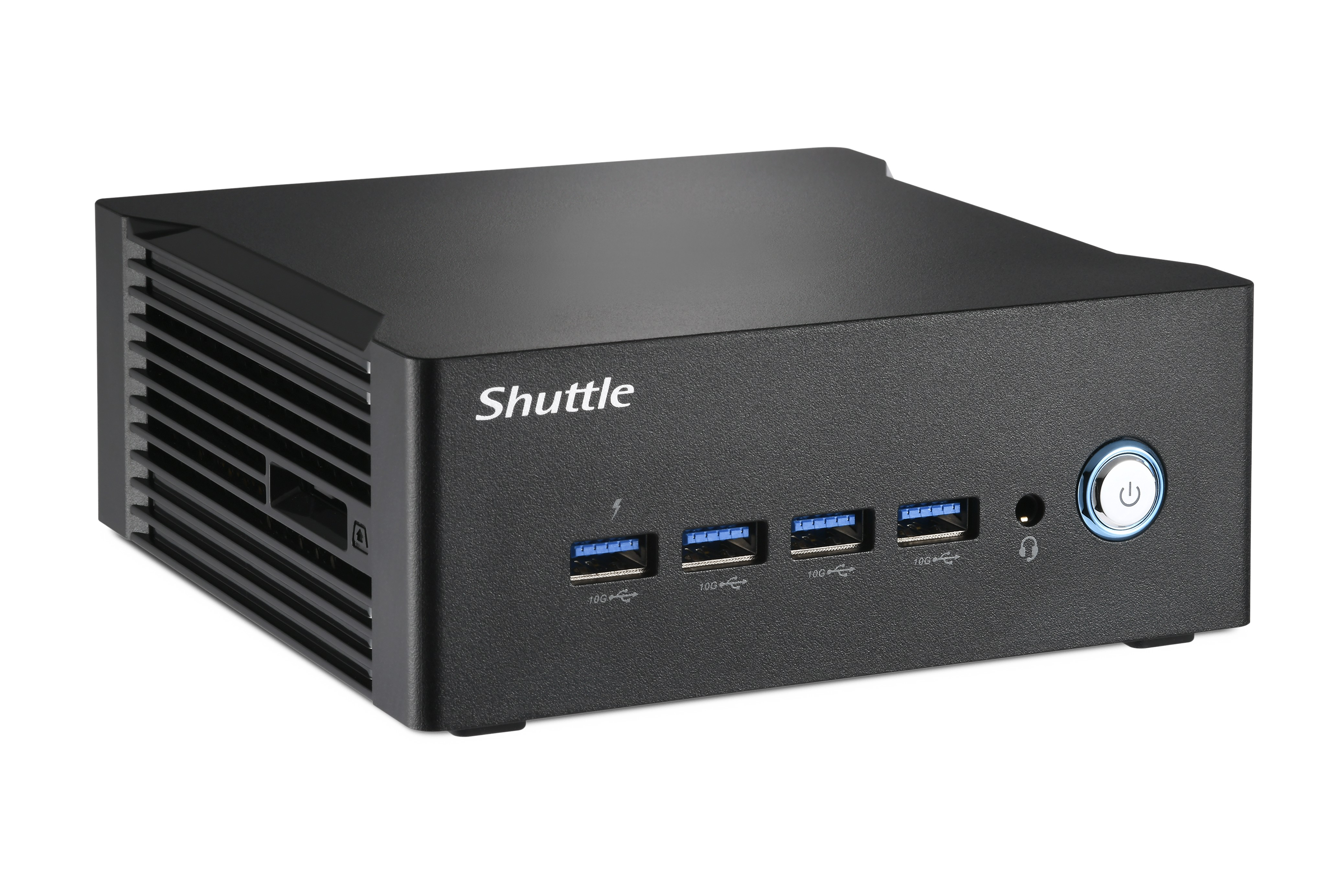 Shuttle XPC nano NA10H7 - Barebone - mini PC 1 x Ryzen 7 8845HS / jusqu'à 5.1 GHz - RAM 0 Go - Radeon 780M - Gigabit Ethernet